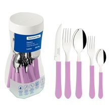 Faqueiro Tramontina Leme Inox Cabos Lavanda 20 Peças Tramontina