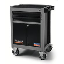 Carro para Ferramentas 2 Gavetas e 2 Portas Tramontina PRO Cinza Tramontina