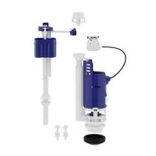 Kit Caixa Acoplada Duplo Acionamento 3L e 6L - Astra, Cabo de Aço, Silicone, Regulagem Telescópica