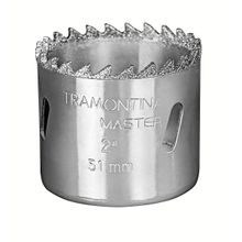 Serra Copo Diamantada 127 mm 5" Tramontina com Dente de Metal Duro e Aço Especial Cromado Tramontina