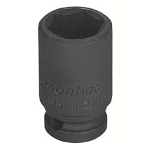 Soquete de Impacto Sextavado em Aço Cromo Molibdênio 1/2" - Encaixe 1/4" Tramontina PRO Tramontina