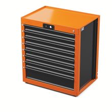 Módulo Smart System 8 Gavetas Individuais Tramontina PRO Laranja Orgnizador Ferramentas Armários Tramontina