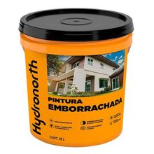 Pintura Emborrachada Branco Fosco 18L Hydronorth - Impermeabilização e Proteção de Superfícies