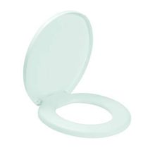 Assento Almofadado Oval Branco para Bacia Oval - Amanco