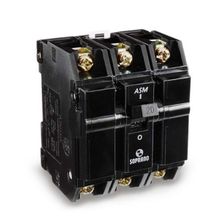 Disjuntor Preto 3 x 30A Soprano - Padrão NEMA - Fixação Trilho DIN 35mm - Tensão 380V - Frequência 50/60Hz