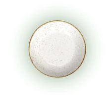 Prato Fundo Rústico Marrom em Porcelana Decorada 22 cm Tramontina