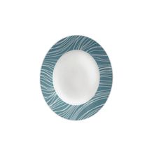 Prato Raso Clarice em Porcelana Decorada 25 cm Tramontina