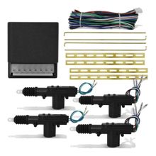 Kit Trava Eletrica Kx3 Universal 4 Portas Dupla Serventia