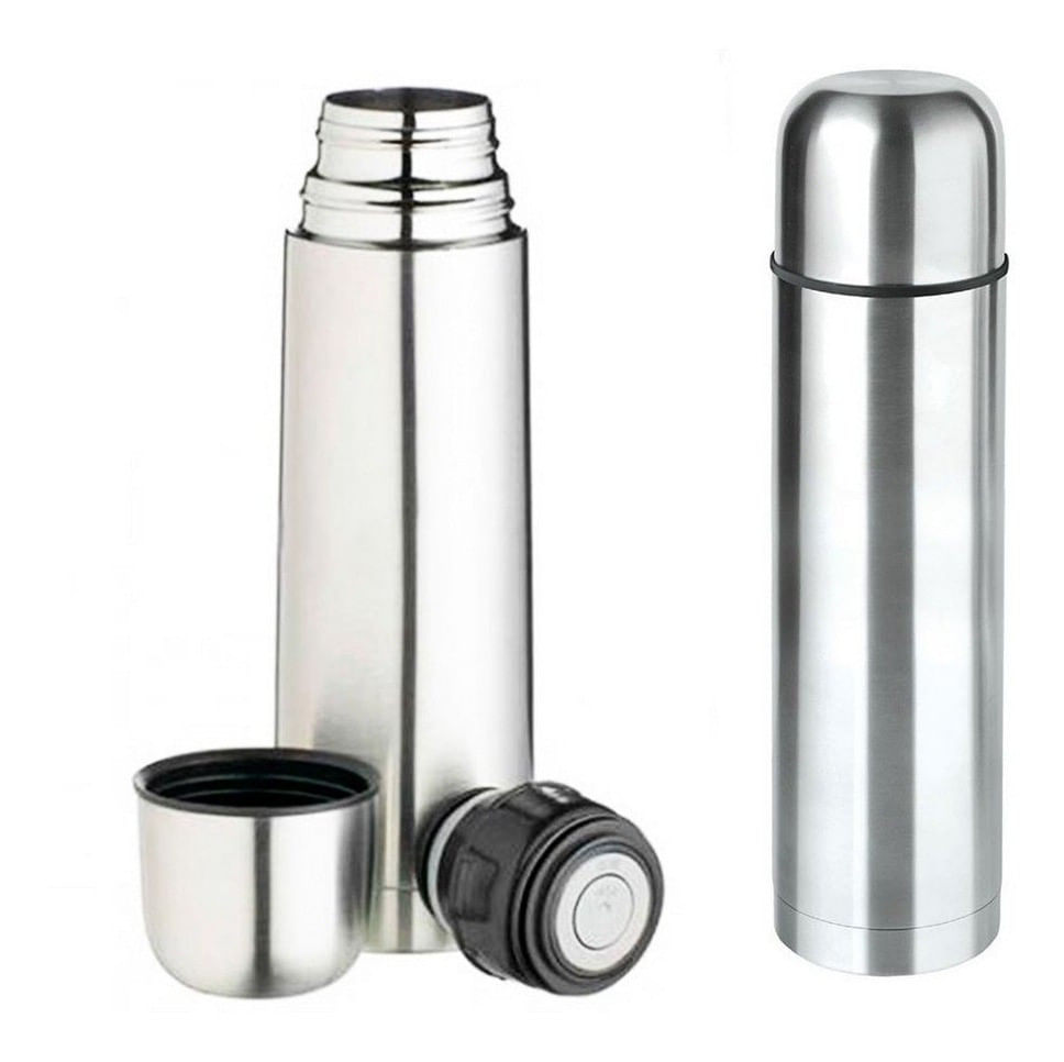 Garrafa Térmica Inox 1Litro Água Quente gelada Café – COZINNI