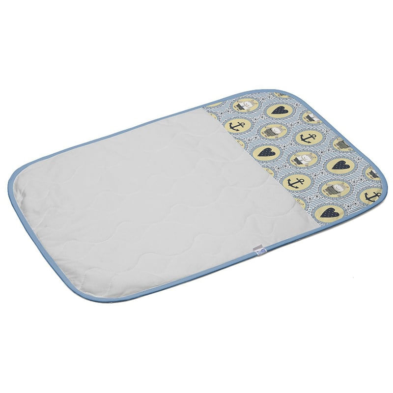 Encontraproduto.com.br - Trocador Tecebem Baby Malha Estampado Impermeável Nino 45cmx70cm Azul