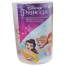 Livro Mini Tubo Histórias para Colorir Disney Princesas - DCL Editora