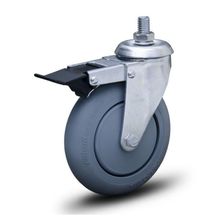 Rodízio Performa Giratório Com Freio 5 Polegadas Com Espiga