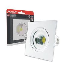 Spot Led Embutir Quadrado Bivolt 12w 6500k Avant