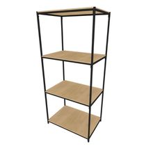 Praleira De Aço Reforçada Mini Porta Pallet 200x60x90 Estante Estoque Bandeja Crua 1 Módulo