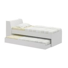 Cama Solteiro Bicama Bb-28 Branco Ditália
