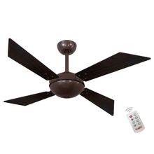 Ventilador Tecno Off Tabaco 220V E Controle Remoto