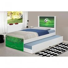 Bicama Juvenil Adesivada Copa Futebol Com Colchões