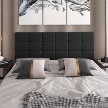 Cabeceira Almofadada Bia - Madeira Suede 90cm Preto - Movelove Preto