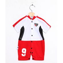Macacão Bebê São Paulo Curto Artilheiro Oficial