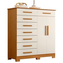 Cômoda Verona 2 Portas E 8 Gavetas Cinamomo/off White - Móveis Albatroz Cinamomo/off White