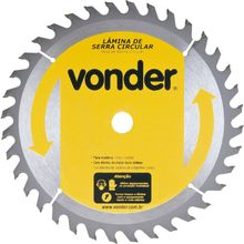 Lâmina Serra Circular Vídea 300x30x3,8mm 36D 4400 Rpm Vonder