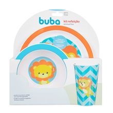 Kit Refeição Animal Fun Leão Buba +6 Meses 1 Unidade