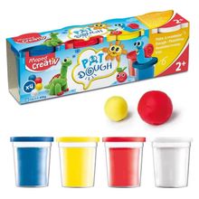 Massinha de Modelar Creativ Pat Dough com 4 Cores - Maped