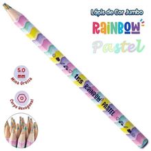 Lapis de Cor Jumbo Rainbow Pastel - Tris