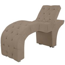 Cabeceira Casal Estofada Para Cama Box Ayla Veludo Cor Capuccino