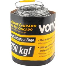Arame Farpado 250kgf 100 Metros Vonder