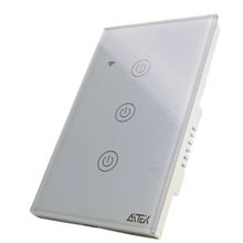 Interruptor  Touch Wi-fi 4x2 3 Botões  S/ Neutro