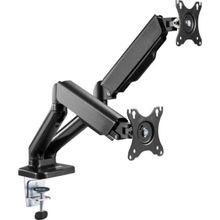 Suporte Articulado Para Dois Monitores com Pistão a Gás Fortrek FK 441S 17-32