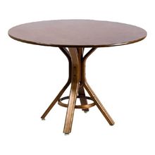 Mesa de Jantar Estrela 90cm Imbuia Verniz