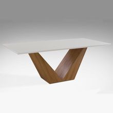 Mesa de Jantar Versus 200cm X 100cm Laca Branca