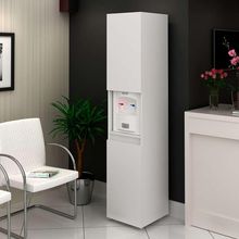 Armário Cozinha para Bebedouro 2 Portas Branco