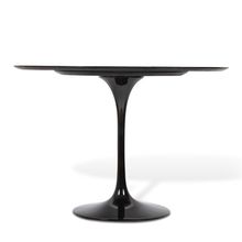 Mesa de Jantar Tulipa Redonda 140cm Laqueada Preto