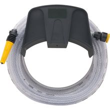 Mangueira Jardim 7/16 Transparente Trancada Suporte Vonder