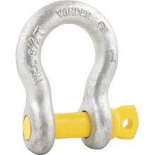 "Manilha p/ cabo de aço 7/8"" curva pesado galv Vonder Plus"