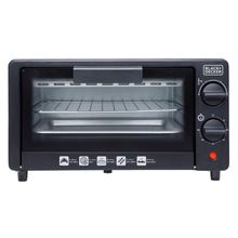 Forno Elétrico Black+Decker FT9N 9L Timer 60min Vidro Temperado 250°C
