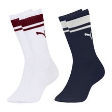 Kit 2 Pares de Meias Puma Cano Longo Esportiva Masculina
