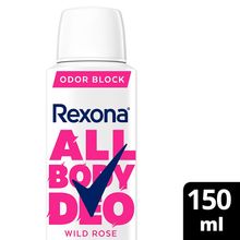 Desodorante Corporal Rexona Aerosol All Body Deo Wild Rose 150ml