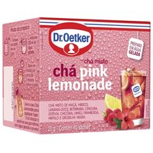 Chá Misto Dr. Oetker Pink Lemonade 20g com 10 Unidades