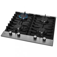 Cooktop 4 Bocas Vidro Temperado Platinium Fischer Preto Bivolt