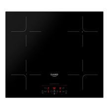 Cooktop De Indução 4 Bocas Preto Com Trava De Segurança Dako Supreme Preto 220v