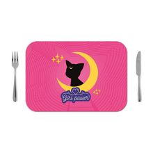 Jogo americano 30x40cm - Girl Power Cat - 2 pçs