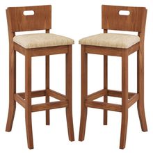 Kit 2 Banquetas Decorativas Sala de Jantar Dora Com Estofado