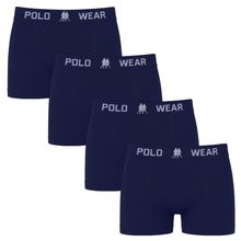 Kit 4 Cuecas Boxer Polo Wear Basic Infantil