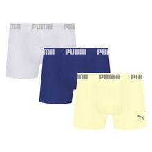 Kit 3 Cuecas Puma Boxer Sem Costura Masculina