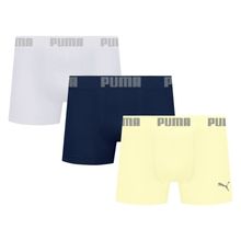 Kit 3 Cuecas Puma Boxer Sem Costura Masculina