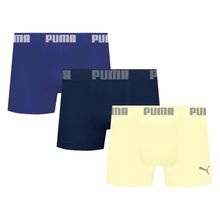 Kit 3 Cuecas Puma Boxer Sem Costura Masculina